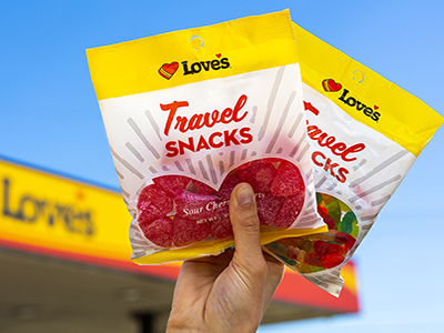 loves travel snacks candy line